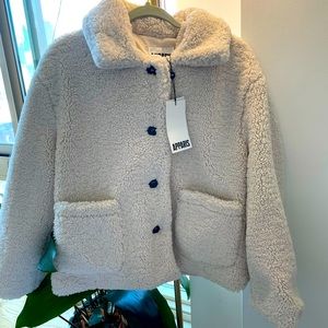 Brand new Apparis Faux Shearling Short Coat